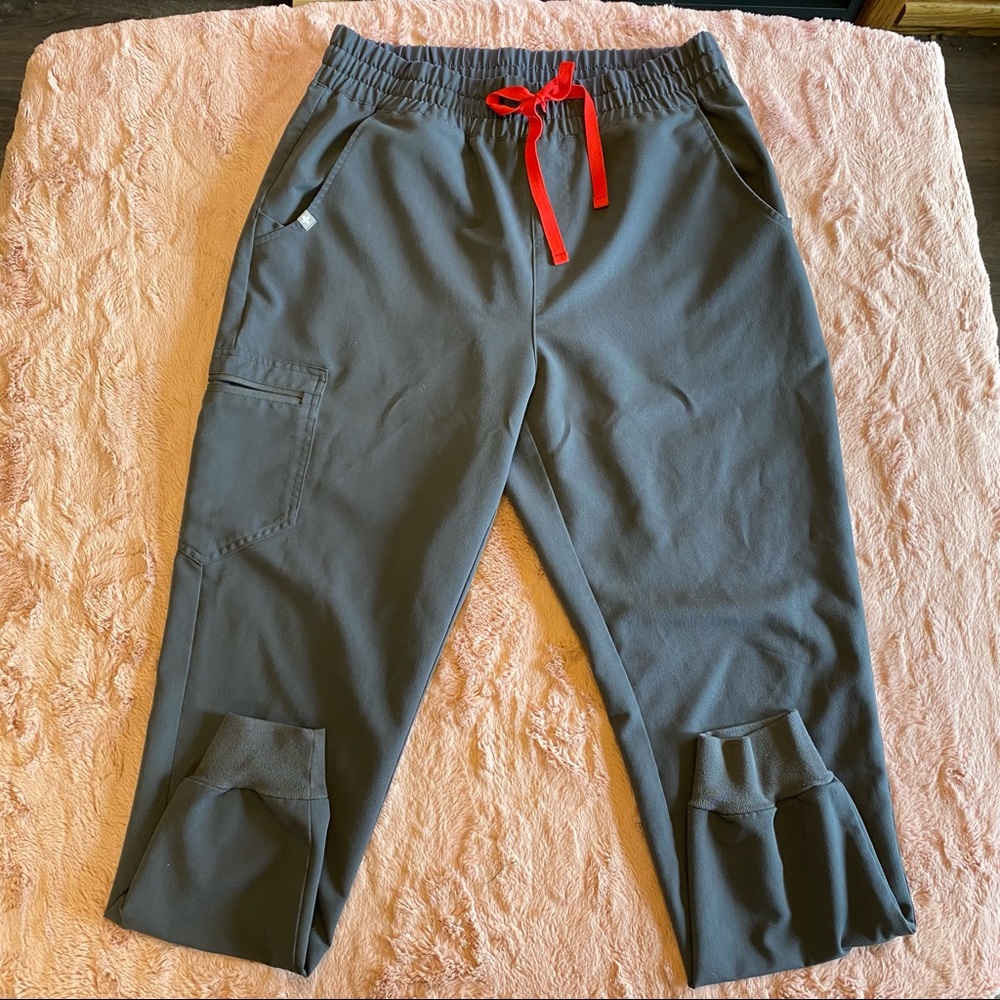 Figs Zamora high waisted joggers - Charcoal size M